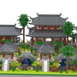 Ancient Dynasty Kingdom With Shrines Nano Building Set Collection -Kawaii Store kawaiies plushies plush softtoy ancient dynasty kingdom with shrines nano building set collection build it 238162