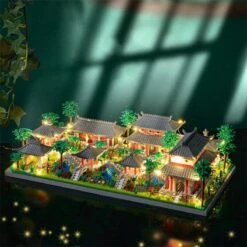 Ancient Dynasty Kingdom With Shrines Nano Building Set Collection -Kawaii Store kawaiies plushies plush softtoy ancient dynasty kingdom with shrines nano building set collection build it 421400