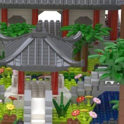 Ancient Dynasty Kingdom With Shrines Nano Building Set Collection -Kawaii Store kawaiies plushies plush softtoy ancient dynasty kingdom with shrines nano building set collection build it 529252