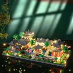 Ancient Dynasty Kingdom With Shrines Nano Building Set Collection -Kawaii Store kawaiies plushies plush softtoy ancient dynasty kingdom with shrines nano building set collection build it 891390