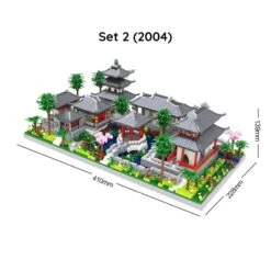 Ancient Dynasty Kingdom With Shrines Nano Building Set Collection -Kawaii Store kawaiies plushies plush softtoy ancient dynasty kingdom with shrines nano building set collection build it without light set 2 2004 191746