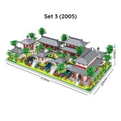 Ancient Dynasty Kingdom With Shrines Nano Building Set Collection -Kawaii Store kawaiies plushies plush softtoy ancient dynasty kingdom with shrines nano building set collection build it without light set 3 2005 895733