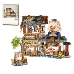 Ancient Honey Bee & Bacon Shops Micro Building Set Collection -Kawaii Store kawaiies plushies plush softtoy ancient honey bee bacon shops micro building set collection build it bacon with box 690386
