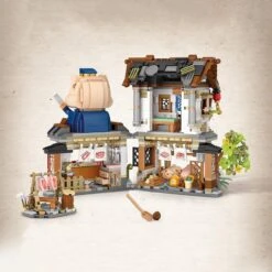 Ancient Honey Bee & Bacon Shops Micro Building Set Collection -Kawaii Store kawaiies plushies plush softtoy ancient honey bee bacon shops micro building set collection new build it 113804