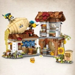 Ancient Honey Bee & Bacon Shops Micro Building Set Collection -Kawaii Store kawaiies plushies plush softtoy ancient honey bee bacon shops micro building set collection new build it 293899
