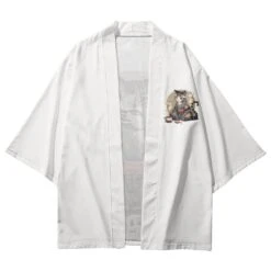 Apparel Anime Cat In Kimono Unisex Kimono Collection -Kawaii Store kawaiies plushies plush softtoy anime cat in kimono unisex kimono collection apparel 660898