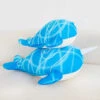 Anime Childe Tartaglia Blue Narwhal Whale Plush