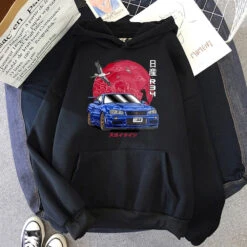 Apparel Anime Initial D Hooded Sweatshirt