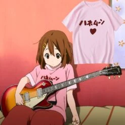 Apparel Anime K-ON Yui Akiyama Heart Unisex Tee 20 Apparel Anime K-ON Yui Akiyama Heart Unisex Tee -Kawaii Store kawaiies plushies plush softtoy anime k on yui akiyama heart unisex tee apparel 178351