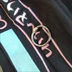 Apparel Anime Purple White Black Egirl Shooter Graphic Harajuku T Shirt & Arm Warmers -Kawaii Store kawaiies plushies plush softtoy anime purple white black e girl shooter graphic harajuku t shirt arm warmers apparel 144192