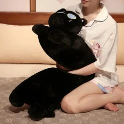 Arrayah The Blue Eye Black Cat Plushie -Kawaii Store kawaiies plushies plush softtoy arrayah the blue eye black cat plushie new soft toy 169359