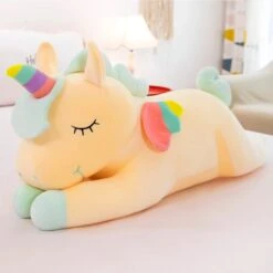 Avie & Trixie The Sister Unicorns -Kawaii Store kawaiies plushies plush softtoy avie trixie the sister unicorns soft toy pixie yellow 15in 40cm 191851