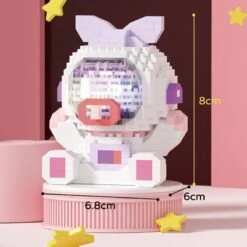 Baby Astronaut Nano Building Sets -Kawaii Store kawaiies plushies plush softtoy baby astronaut nano building sets build it pink 717518