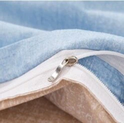 Baby Blue Stars Snow Polyester Bedding Sets -Kawaii Store kawaiies plushies plush softtoy baby blue stars snow polyester bedding sets new bedding sets 520606