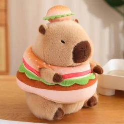 Baby Capybara Animal Dress-up Plushie Collection -Kawaii Store kawaiies plushies plush softtoy baby capybara animal dress up plushie collection soft toy 12in 30cm burger 622971