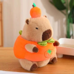 Baby Capybara Animal Dress-up Plushie Collection -Kawaii Store kawaiies plushies plush softtoy baby capybara animal dress up plushie collection soft toy 12in 30cm orange 754403