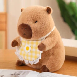 Baby Capybara Animal Dress-up Plushie Collection -Kawaii Store kawaiies plushies plush softtoy baby capybara animal dress up plushie collection soft toy 12in 30cm yellow apron 663667