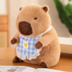 Baby Capybara Animal Dress-up Plushie Collection -Kawaii Store kawaiies plushies plush softtoy baby capybara animal dress up plushie collection soft toy 16in 40cm blue apron 284722