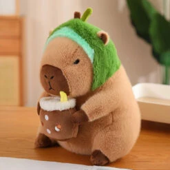 Baby Capybara Animal Dress-up Plushie Collection -Kawaii Store kawaiies plushies plush softtoy baby capybara animal dress up plushie collection soft toy 16in 40cm bubble tea 620114