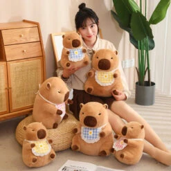 Baby Capybara Animal Dress-up Plushie Collection
