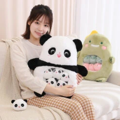 Bag Of Koala Dino Bunny Panda Plushie Collection -Kawaii Store kawaiies plushies plush softtoy bag of koala dino bunny panda plushie collection soft toy 106543