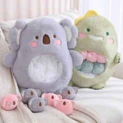 Bag Of Koala Dino Bunny Panda Plushie Collection -Kawaii Store kawaiies plushies plush softtoy bag of koala dino bunny panda plushie collection soft toy 216543