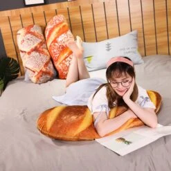 Baguette Bread Plush -Kawaii Store kawaiies plushies plush softtoy baguette bread plush soft toy 960140