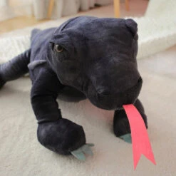 Baja The Black Komodo Dragon Lizard Plushie -Kawaii Store kawaiies plushies plush softtoy baja the black komodo dragon lizard plushie soft toy 860156