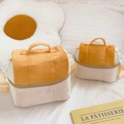 Apparel Baked Bread Side Bag -Kawaii Store kawaiies plushies plush softtoy baked bread side bag bags 301125