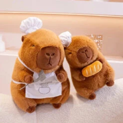 Baker And Chef Capybara Plush Collection -Kawaii Store kawaiies plushies plush softtoy baker and chef capybara plush collection soft toy 217483
