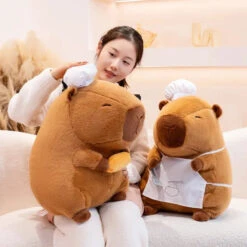 Baker And Chef Capybara Plush Collection -Kawaii Store kawaiies plushies plush softtoy baker and chef capybara plush collection soft toy 218799