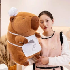 Baker And Chef Capybara Plush Collection -Kawaii Store kawaiies plushies plush softtoy baker and chef capybara plush collection soft toy 248696