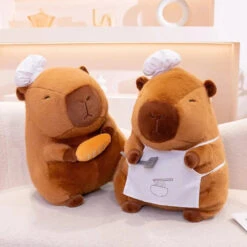Baker And Chef Capybara Plush Collection -Kawaii Store kawaiies plushies plush softtoy baker and chef capybara plush collection soft toy 273141