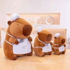 Baker And Chef Capybara Plush Collection -Kawaii Store kawaiies plushies plush softtoy baker and chef capybara plush collection soft toy 350012