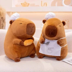 Baker And Chef Capybara Plush Collection -Kawaii Store kawaiies plushies plush softtoy baker and chef capybara plush collection soft toy 415563