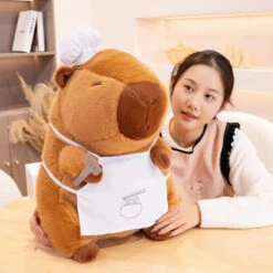 Baker And Chef Capybara Plush Collection -Kawaii Store kawaiies plushies plush softtoy baker and chef capybara plush collection soft toy 484703