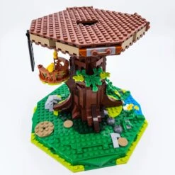 Barneys Secret Hideout Tree House Building Blocks LED Light -Kawaii Store kawaiies plushies plush softtoy barneys secret hideout tree house building blocks led light build it 217005