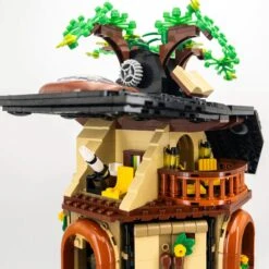 Barneys Secret Hideout Tree House Building Blocks LED Light -Kawaii Store kawaiies plushies plush softtoy barneys secret hideout tree house building blocks led light build it 270441