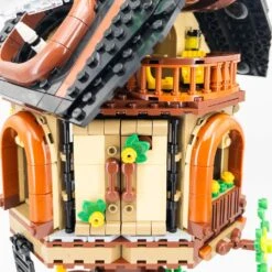 Barneys Secret Hideout Tree House Building Blocks LED Light -Kawaii Store kawaiies plushies plush softtoy barneys secret hideout tree house building blocks led light build it 692124