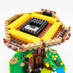 Barneys Secret Hideout Tree House Building Blocks LED Light -Kawaii Store kawaiies plushies plush softtoy barneys secret hideout tree house building blocks led light build it 747161