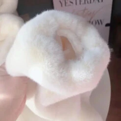 Apparel Bear Soft Faux Fur Hooded Coat -Kawaii Store kawaiies plushies plush softtoy bear soft faux fur hooded coat jacket 427423