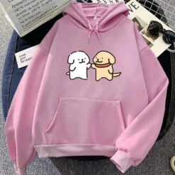 Apparel Best Dog Buddies Unisex Hoodie -Kawaii Store kawaiies plushies plush softtoy best dog buddies unisex hoodie apparel pink xs 425205