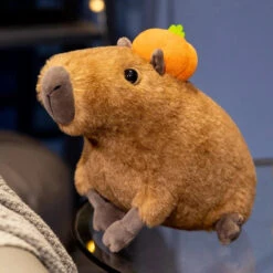 Biscuit The Derpy Capybara Plush -Kawaii Store kawaiies plushies plush softtoy biscuit the derpy capybara plush soft toy 768346