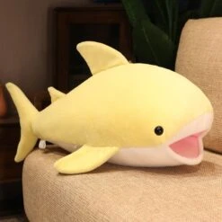 Blubba The Happy Shark Plushie 23 Blubba The Happy Shark Plushie -Kawaii Store kawaiies plushies plush softtoy blubba the happy shark plushie new soft toy yellow 55cm 375266