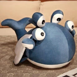 Blue Alien Whale With Wings Plushie -Kawaii Store kawaiies plushies plush softtoy blue alien whale with wings plushie soft toy 113643