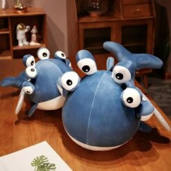 Blue Alien Whale With Wings Plushie -Kawaii Store kawaiies plushies plush softtoy blue alien whale with wings plushie soft toy 336171
