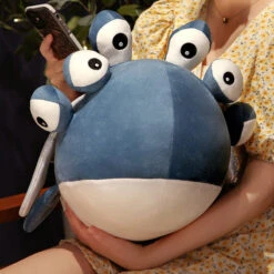 Blue Alien Whale With Wings Plushie -Kawaii Store kawaiies plushies plush softtoy blue alien whale with wings plushie soft toy 443893