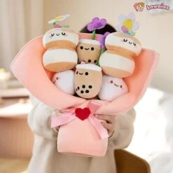 Boba Bubble Tea Flower Bouquet Plushie 30 Boba Bubble Tea Flower Bouquet Plushie -Kawaii Store kawaiies plushies plush softtoy boba bubble tea flower bouquet plushie soft toy 257510