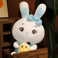 Boba Bunny Couple Plushies -Kawaii Store kawaiies plushies plush softtoy boba bunny couple plushies soft toy 277587