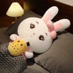 Boba Bunny Couple Plushies -Kawaii Store kawaiies plushies plush softtoy boba bunny couple plushies soft toy 427375